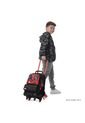 Maleta Para Niño Con Ruedas Spiderman Hero Mediano Negro de Totto