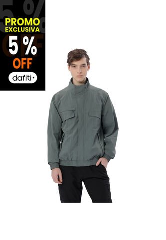 Chaqueta Tipo Bomber Para Hombre Alea Verde Totto