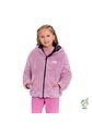 Chaqueta Para Niña Boa Acolchada Doble Faz Negra de Totto