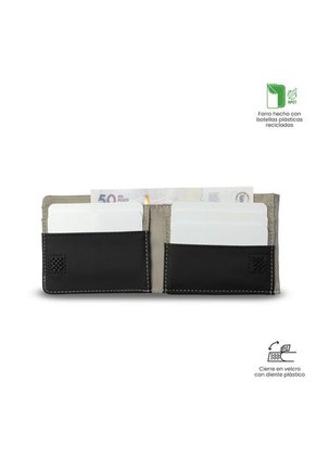 Billetera Hombre Nexus Grande Con RFID Blocker Beige