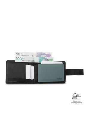 Billetera Hombre Gobi Pequeña Con RFID Blocker Negra