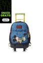 Maleta Para Niño Con Ruedas Mickey Mediano Azul de Totto