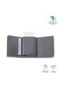 Billetera Hombre Saffiano Pequeña Con RFID Blocker Gris de Totto