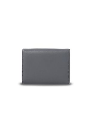 Billetera Hombre Saffiano Pequeña Con RFID Blocker Gris