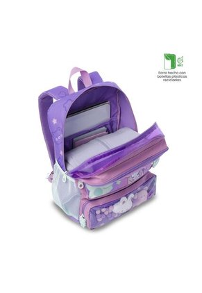 Morral Para Niña Friends Party Mediano Color Morado