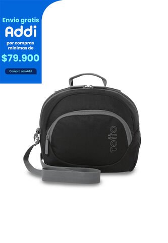 Lonchera Térmica Ucla Pequeña Negra Totto