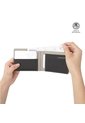 Billetera Hombre Nexus Pequeña Con RFID Blocker Beige de Totto