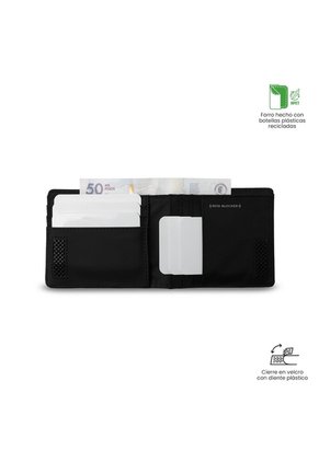 Billetera Hombre Nexus Mediana Con RFID Blocker Negra