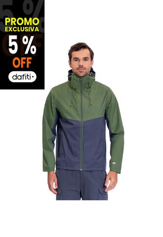 Chaqueta Impermeable Para Hombre Seal Azul Totto