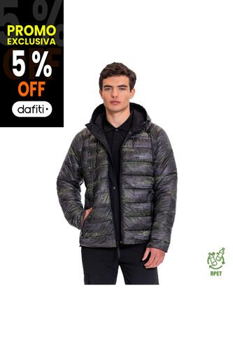 Chaqueta Acolchada Para Hombre Poma Negra Totto