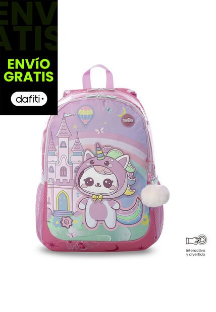Morral Para Niña Magic Spark Grande Rosado