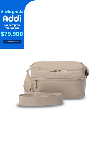 Bolso Para Mujer Amsu 2.0 Tipo Crossbody Pequeño Beige Totto