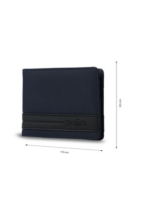 Billetera Hombre Nexus Pequeña Con RFID Blocker Azul