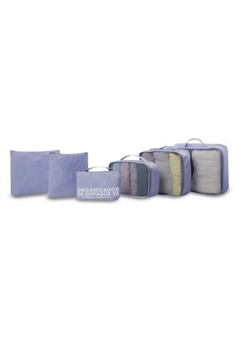Organizador De Viaje Packing Cube X 6 Morado Totto