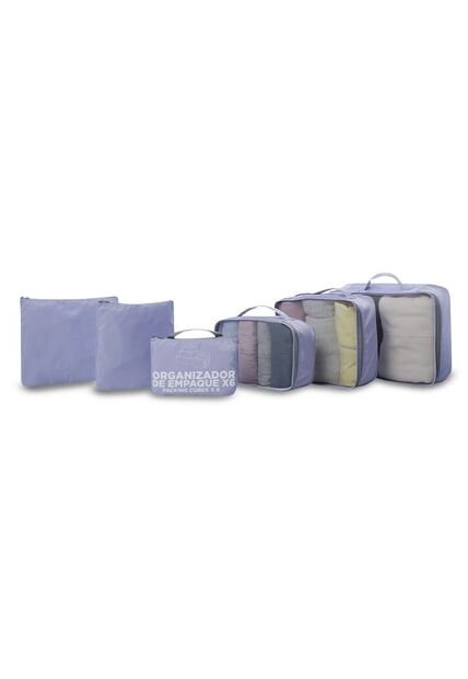 Organizador De Viaje Packing Cube X 6 Morado
