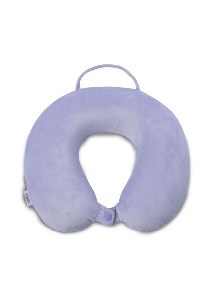 Almohada De Viaje Memory Foam Jet Pillow Morada