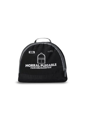Morral De Viaje Plegable Noka 20 Grande Negro