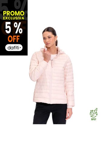 Chaqueta Acolchada Para Mujer Chalina 2 En 1 Rosada Totto