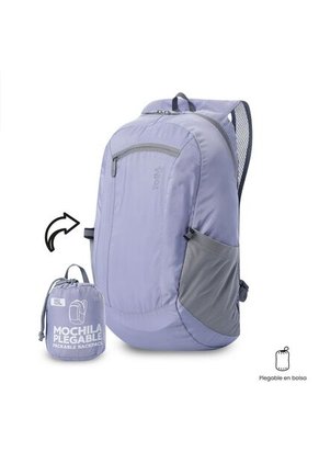 Morral De Viaje Plegable Troker 15 Mediano Morado