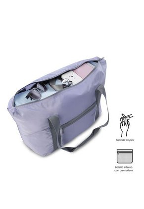 Bolso De Viaje Plegable Aloha 20 Grande Morado