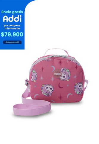 Lonchera Térmica Para Niña Magic Spark Mediano Rosada Totto