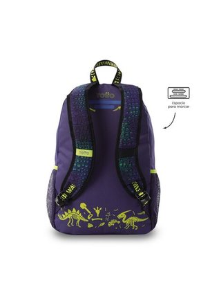 Morral Para Niño Dino Rock Grande Azula