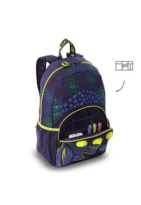 Morral Para Niño Dino Rock Grande Azula