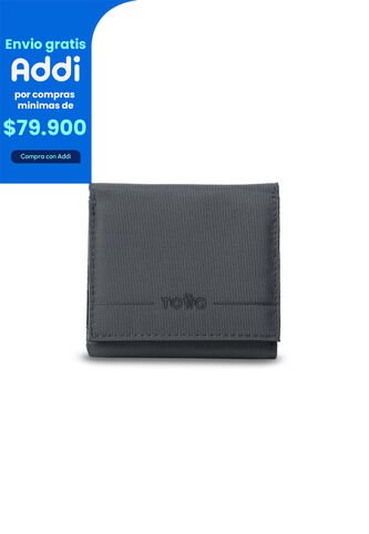 Billetera Hombre Sayle Grande Con RFID Blocker Gris Totto
