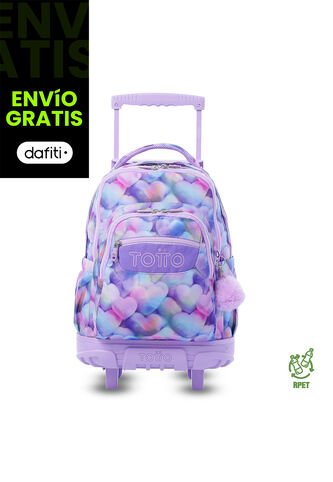Maleta Con Ruedas Niña Porta PC 15.4