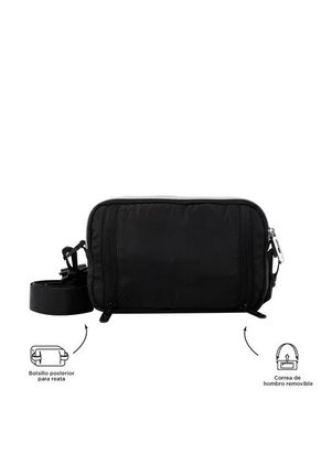 Bolso 2 En 1 Para Mujer Funty Crossbody Negro