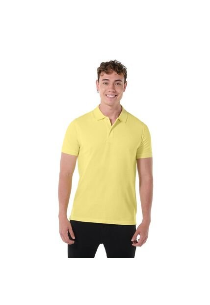Camisa Polo Spencer Para Hombre Amarilla