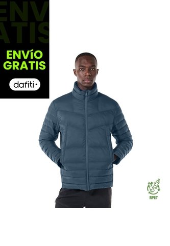 Chaqueta Acolchada Para Hombre Palmero Con Strap Azul Totto