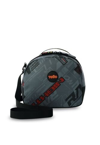 Lonchera Térmica Para Niño Grand Prix Mediano Gris Totto