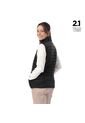 Chaqueta Acolchada 2 En 1 Para Mujer Chalina Negra de Totto