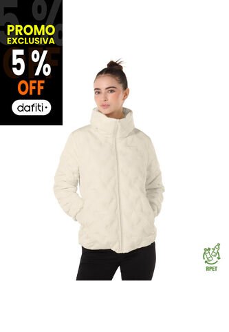 Chaqueta Acolchada Para Mujer Bab Blanca Totto