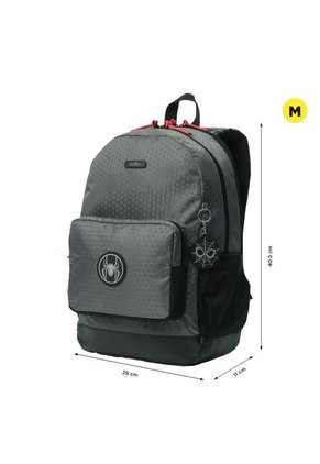 Morral Para Hombre Spider Black Mediano Negro