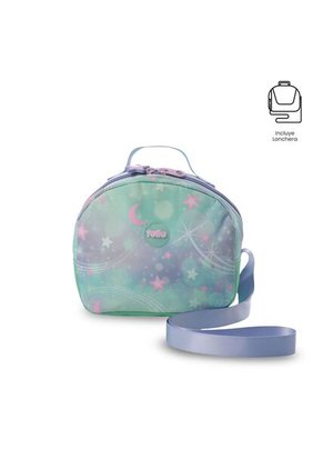 Combo Escolar Niña X3 Maleta Ruedas+Lonchera+Multiuso Magic Dreams Verde