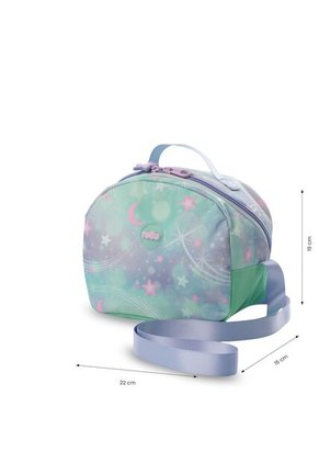 Combo Escolar Niña X3 Maleta Ruedas+Lonchera+Multiuso Magic Dreams Verde