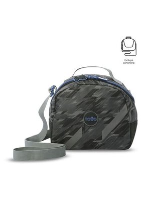 Combo Escolar Niño X3 Maleta Ruedas+Lonchera+Multiuso Helmet Racer Negro