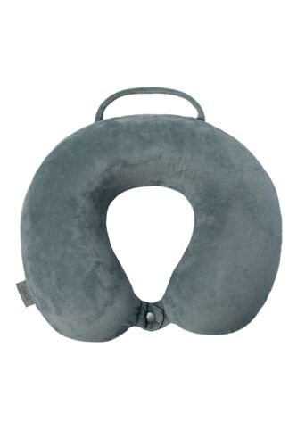 Almohada De Viaje Memory Foam Jet Pillow Gris Totto