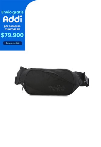 Riñonera Unisex Dragonar Nilo Grande Color Negra Totto