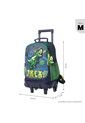 Maleta Para Niño Con Ruedas Digisaurio Mediano Azul de Totto
