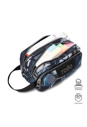 Cartuchera Multiuso Agapec Grande Negra Hombre