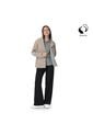 Chaqueta Doble Faz Para Mujer Baccat Beige/Verde de Totto
