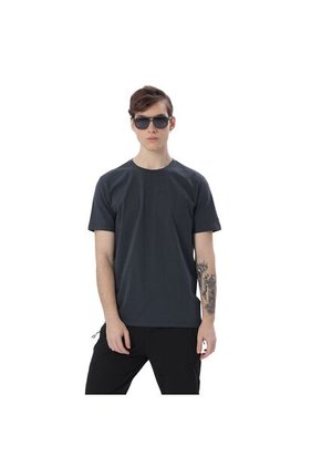 Camisa Para Hombre Unicolor Manne Manga Corta Azul