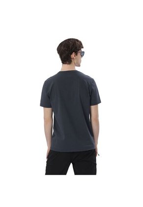 Camisa Para Hombre Unicolor Manne Manga Corta Azul