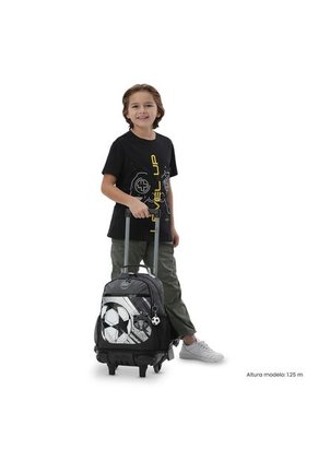 Maleta Para Niño Con Ruedas Champion Mediano Gris