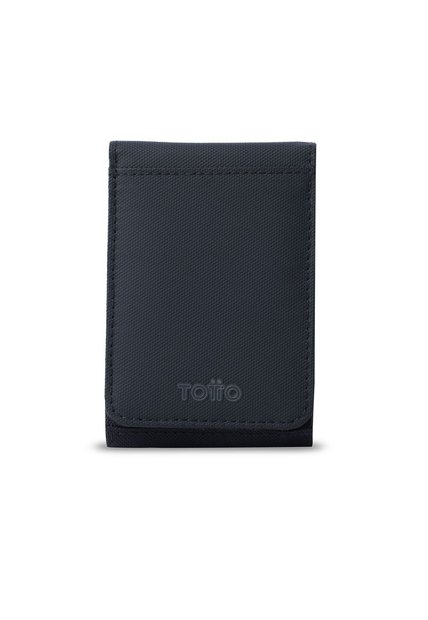 Billetera Hombre Wood 2 Grande Con RFID Blocker Azul