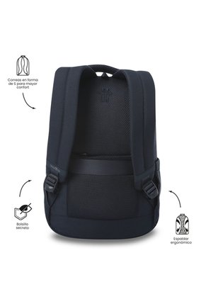 Morral Universitario Steif Nara Porta PC 14" Azul Unisex