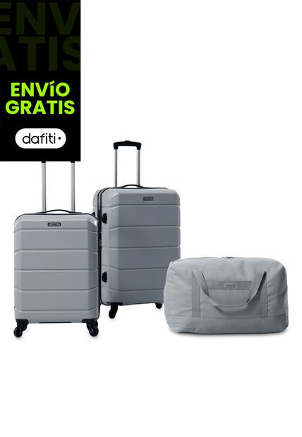 Combo De Viaje Maletas Rayatta Cabina + Mediana + Tula
